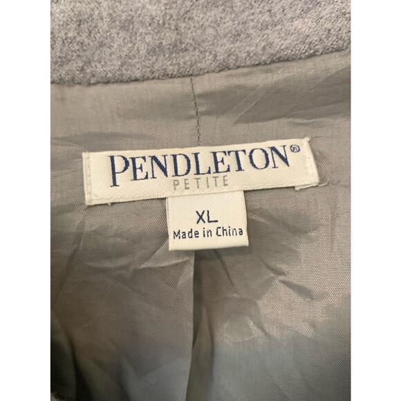 Pendleton gray wool buttoned jacket blazer size XL - Picture 3 of 12